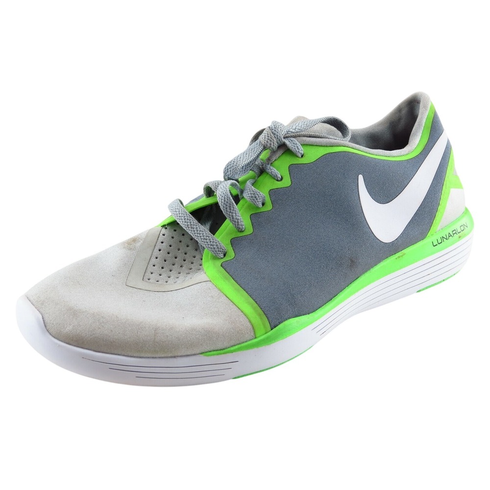 Nike Women's Running Shoes Size 7 Gray Synthetic‎ Lunarlon Lightweight Comfort